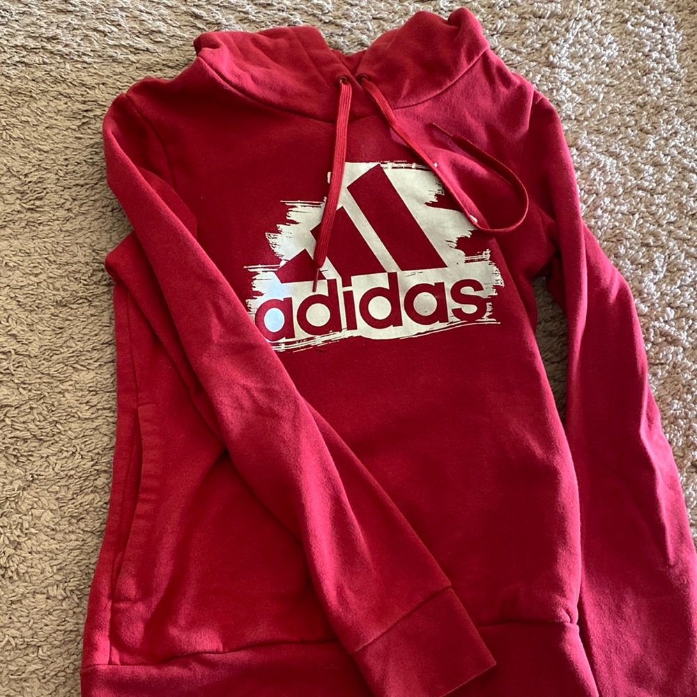 red hoodie